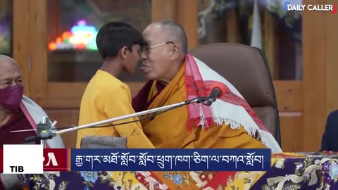 Dalai Lama Tells Boy To "Suck My Tongue"