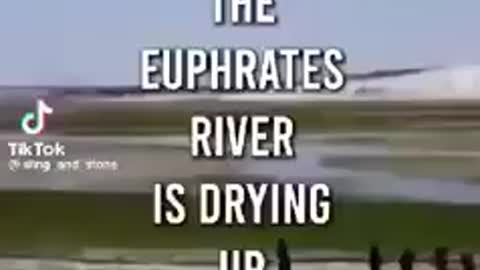 The euphrates River is drying up
