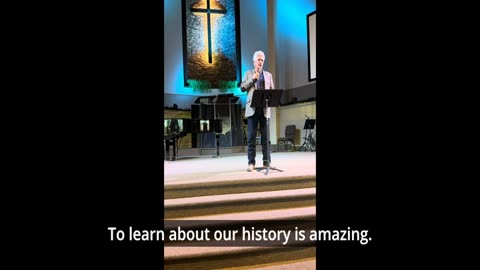 Jim Shoemaker Speaking at First Baptist Church Schoom