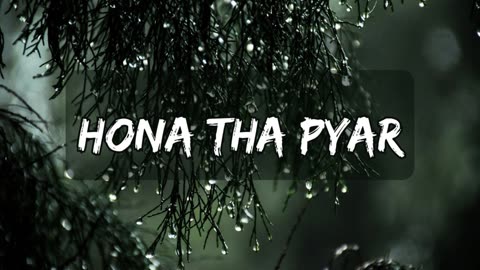 Hona Tha Pyar- Atif Aslam (Audio Track)