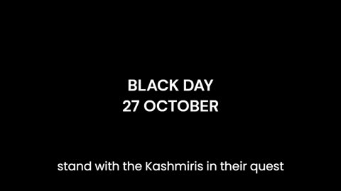 Black Day|Every year, on October 27th