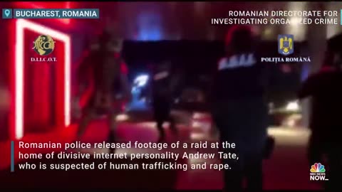 Watch: Andrew Tate's Home Raided By Romanian Police