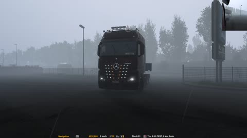 Euro Truck Simulator 2 - Night-Rain Drive