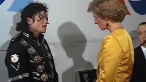 Michael Jackson meets Princess Diana & Prince Charles