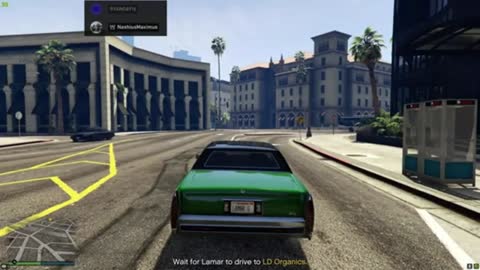 GTA Online Lamar and Franklin Short Trip Mission Opening Cutscene