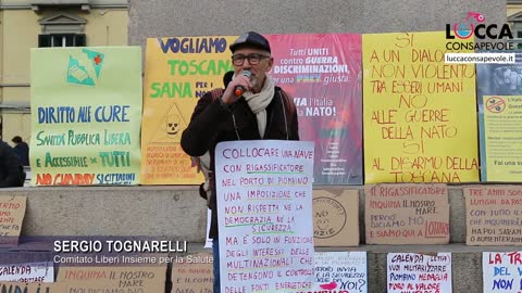 2023-01-21/03 - Manifestazione NOGIANIDAY, Pisa - Sergio Tognarelli (Liberi Insieme per la Salute)