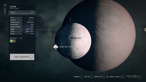 Starfield - Mission on the Moon, Helmet ON