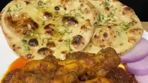 Chicken Bhuna Masala with Naan🍽️👨‍🍳👍