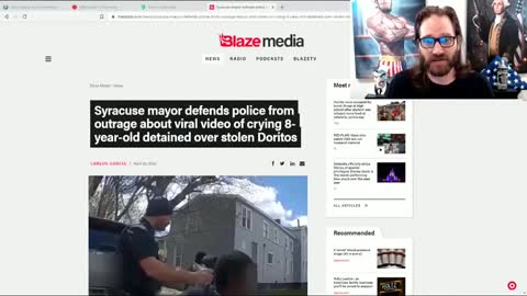 LEFTIES UPSET BLACK 8 YEAR OLD DETAINED AFTER HE KEPT STEALING DORITOS