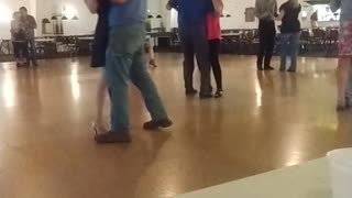 Elegant Couple Slow Dancing