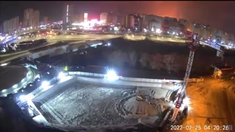 Huge Explosion In Kyiv