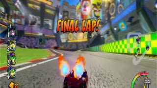 Turbo Track Nintendo Switch Gameplay - Crash Team Racing Nitro-Fueled