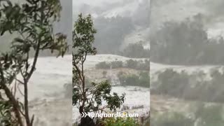 Video: Fuerte granizada se registró este jueves en San Andrés, Santander