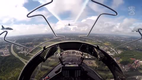 Point-of-view experience aboard a Combat Fighter Jet!