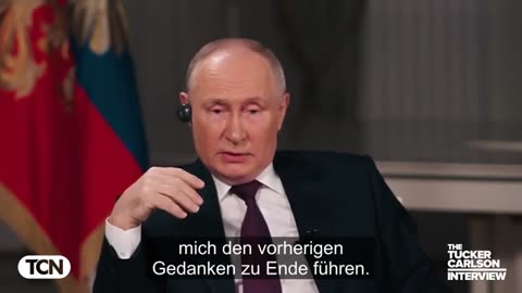 Tucker Carlson's Interview mit Putin wurde veröffentlicht: Hier mit Deutschen Untertiteln ansehen❗