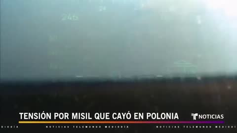 Creen que los misiles cayeron por error en Polonia _ Noticias Telemundo