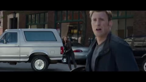 Captain America vs The Winter Soldier - Highway Fight Scene - Captain America The Winter Soldier