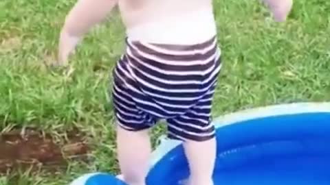 Funny Baby Videos playing # Short 02
