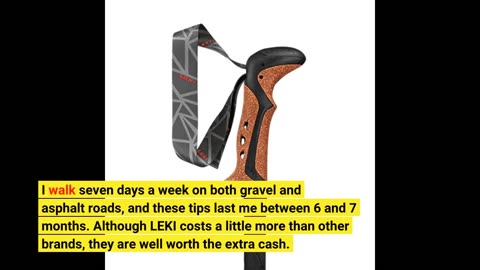 Customer Reviews: LEKI Rubber Fitness Walking Tip - Pair