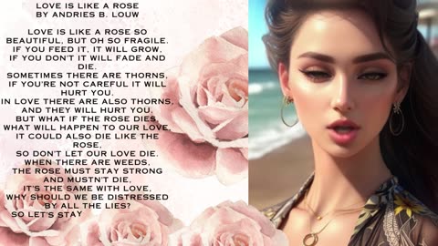 Love is Like a Rose - By Andries B. Louw