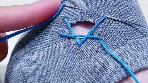 Tips to Fix a Hole on Clothes Part 4 #shorts