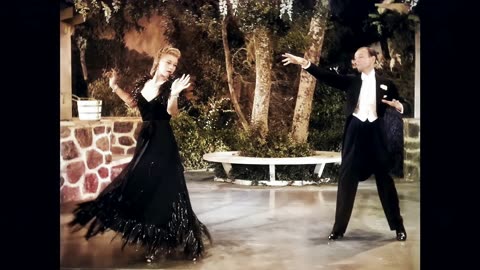 Fred Astaire Ginger Rogers Carefree 1938 Hypnotic Dance colorized remastered 4k