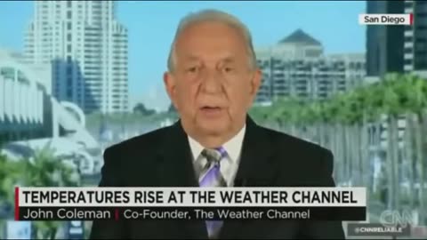 Founder of Weather Channel, John Coleman, debunks climate emergency myth in under 3 minutes.