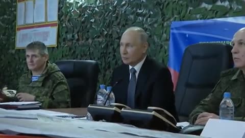 Putin visits headquarters of 'Dnepr’ battlegroup on Kherson direction