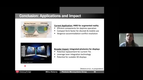 Milica Notaros—Liquid-crystal-based integrated optical phased arrays for augmented reality - MIT.nano 2020