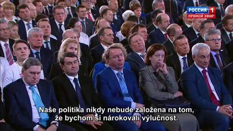 Závěrečná část poselství prezidenta RF V. V. Putina Federálnímu shromáždění 2018, Titulky_CZ