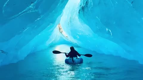 Ice caves , Alaska 📍 😳 A surreal experience 🤯