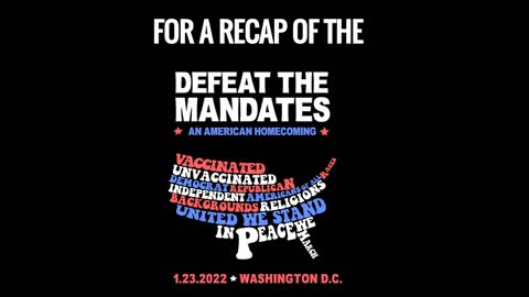VSRF Weekly Webinar: A re-cap of the Defeat the Mandates march in DC