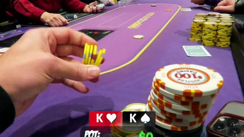 KINGS! Opponent reveals his hand on river😔