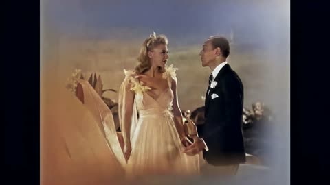 Fred Astaire & Ginger Rogers Carefree 1938 A Romantic Dream colorized remastered 4k