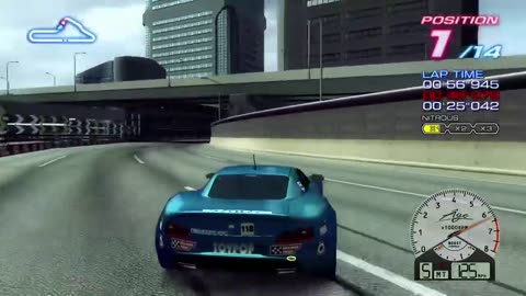 Ridge Racer 6 - Basic Route #8 Gameplay(Xbox One S HD)