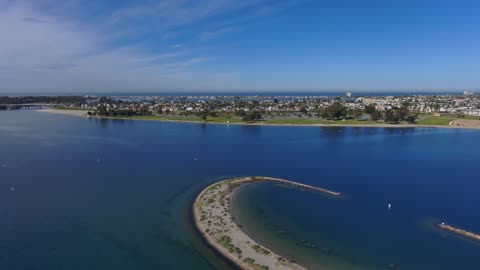 Blasian Babies DaDa Raw Skydio 2+ Drone 4K Video Crown Point Park Sailboat Paddleboard, Part 2.