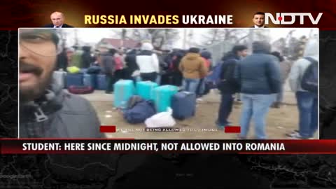 Russia Ukraine War: Indian Students At Ukraine-Romania Border