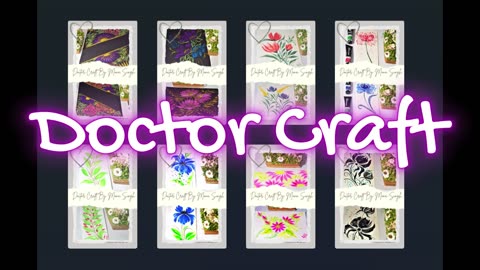 DIY Floral Watercolor Bookmarks Doctor Craft, Diwali