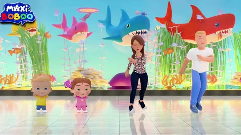 Baby Shark Dance 3D - Let's Go Hunt Dodo - Run Away Dodo @MaxiBoBoo Nursery Rhymes & Kids Song
