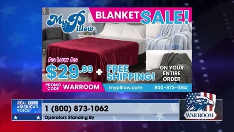 Get Free Shipping With Promo Code WARROOM At mypillow.com/warroom