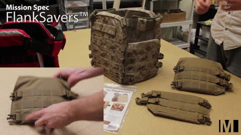 Mission Spec FlankSavers - Side armor support for EC2, AC2, EOC plate carriers.