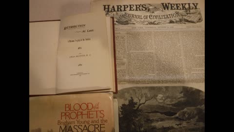 Harpers Weekly 1859 on Mountain Meadows Massacre, a Mormon Crime