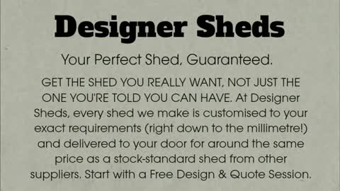 custom made sheds