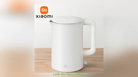 Slide XIAOMI MIJIA Electric Kettle 1A Tea Coffee Stainless