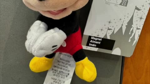 Disney Parks Mickey Mouse Plush Magnet #shorts