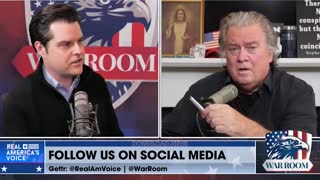 Steve Bannon & Matt Gaetz: Let The Democrats Take Our Their Own Trash With Joe Biden, The Real Plan Of Action Must Be To Call Garland And Wray In To Answer For The All The Compromise - 1/24/23