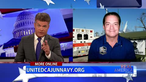 REAL AMERICA -- Dan Ball W/ Brian Trascher, United Cajun Navy On Rescue Missions In FL, 9/30/22