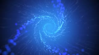 Blue spiral