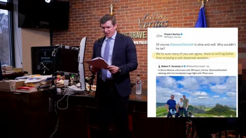 James O'Keefe REMOVED As CEO Of Project Veritas (FULL SPEECH)
