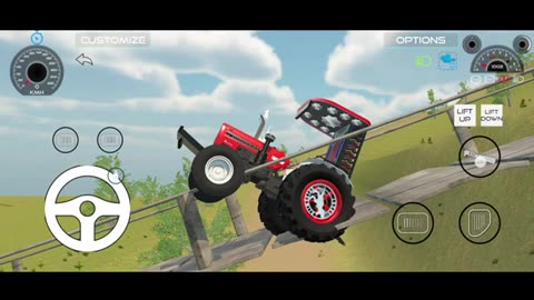 Indian New Dianasour Tractor Driving Game Video